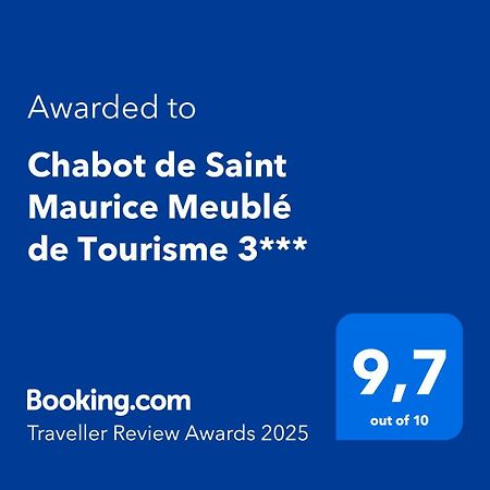 Apartament Chabot De Saint Maurice Meuble De Tourisme 3*** Chambéry Zewnętrze zdjęcie